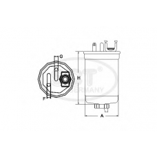 ST 6104 SCT Топливный фильтр