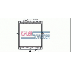 0442701 KUHLER SCHNEIDER Радиатор, охлаждение двигател