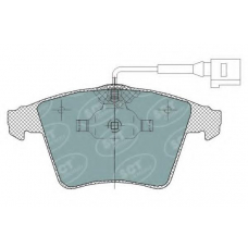 SP 311 SCT Комплект тормозных колодок, дисковый тормоз