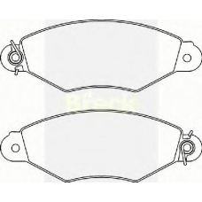21980 00 702 10 BRECK Комплект тормозных колодок, дисковый тормоз