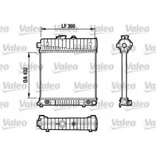 731804 VALEO Радиатор, охлаждение двигателя