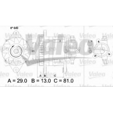 437180 VALEO Генератор