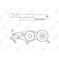 PT3001 LYNX Натяжитель ремня