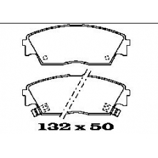 BL1291A2 FTE Комплект тормозных колодок, дисковый тормоз