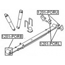 1201-PORU ASVA Подвеска, рычаг независимой подвески колеса