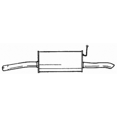 25622 SIGAM Глушитель выхлопных газов конечный