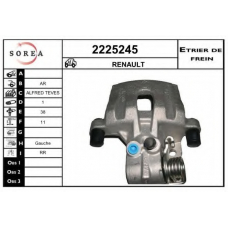 2225245 EAI Тормозной суппорт