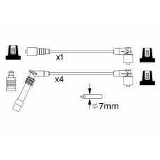 0 986 357 247 BOSCH Комплект проводов зажигания