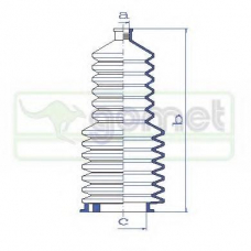 452010 GOMET Пыльник, рулевое управление