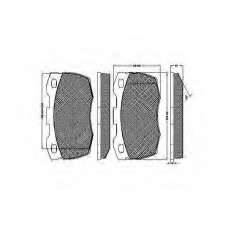 32728 SPIDAN Комплект тормозных колодок, дисковый тормоз