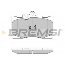 BP3021 BREMSI Комплект тормозных колодок, дисковый тормоз