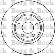 BBD5990S BORG & BECK Тормозной диск