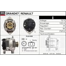 DRA4047 DELCO REMY Генератор