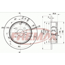 BD-2081 FREMAX Тормозной диск