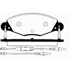 1501221945 S.b.s. Комплект тормозных колодок, дисковый тормоз