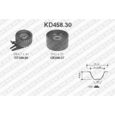 KD458.30 SNR Комплект ремня грм