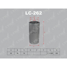 LC-262 LYNX Фильтр масляный