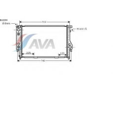 BW2094 AVA Радиатор, охлаждение двигателя