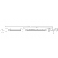 5103 REMKAFLEX Тормозной шланг