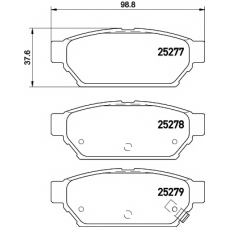 T2135 PAGID Комплект тормозных колодок, дисковый тормоз