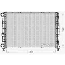 DRM01002 DENSO Радиатор, охлаждение двигателя