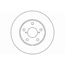 MDC1236 MINTEX Тормозной диск