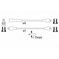 0 986 356 811 BOSCH Комплект проводов зажигания