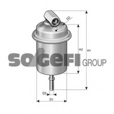 FT6054 COOPERSFIAAM FILTERS Топливный фильтр