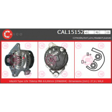 CAL15152RS CASCO Генератор