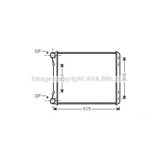 AIA2220 AVA Радиатор, охлаждение двигателя