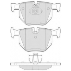 FBP-1667 FREMAX Комплект тормозных колодок, дисковый тормоз