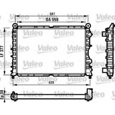 731591 VALEO Радиатор, охлаждение двигателя