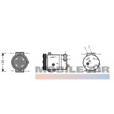 8100K018 VAN WEZEL Компрессор, кондиционер
