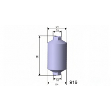 E507 MISFAT Топливный фильтр