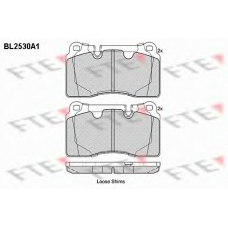 BL2530A1 FTE Комплект тормозных колодок, дисковый тормоз