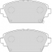 FD6937A NECTO Комплект тормозных колодок, дисковый тормоз