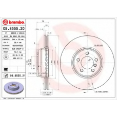 BS 8641 BRECO Тормозной диск