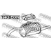 TEXB-002 FEBEST Монтажный комплект, система выпуска
