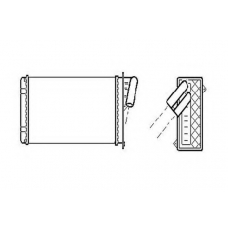 2061933 ORDONEZ Теплообменник, отопление салона