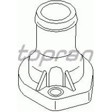 107 308 TOPRAN Фланец охлаждающей жидкости