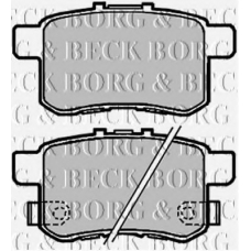 BBP2103 BORG & BECK Комплект тормозных колодок, дисковый тормоз