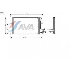 FD5227 AVA Конденсатор, кондиционер