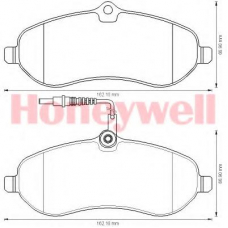 573280B BENDIX Комплект тормозных колодок, дисковый тормоз