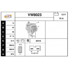 VW8023 SNRA Генератор