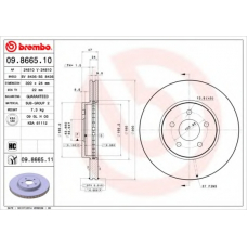 24810 V AP Тормозной диск