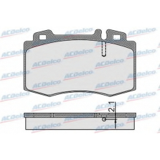 AC058899D AC Delco Комплект тормозных колодок, дисковый тормоз