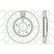6020-9313V-SX STELLOX Тормозной диск