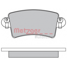 1170171 METZGER Комплект тормозных колодок, дисковый тормоз