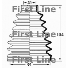 FCB6056 FIRST LINE Пыльник, приводной вал