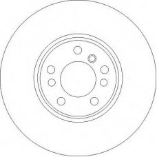 DF4187 TRW Тормозной диск